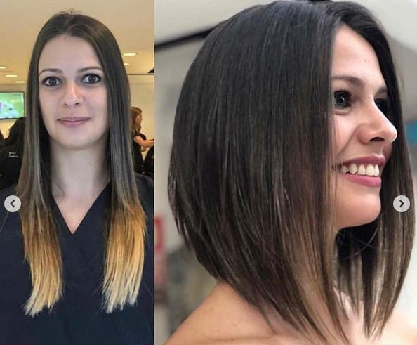 Öncesi Ve Sonrası Uzun Saç- Kısa Saç Değişimi 4
