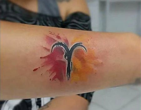 25 En Güzel Koç Burcu Dövme Modelleri 12