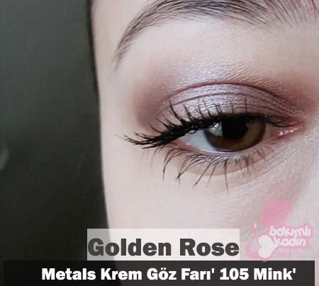 Golden Rose Metals Krem Göz Farı 105 Mink 1