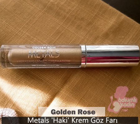 Golden Rose Metals 'Haki' Krem Göz Farı
