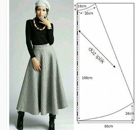 Evaze Etek Nedir? Evaze Etek Kesim ve Modelleri 1