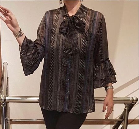 Şık Abiye Şifon Bluz Modelleri 7 Şık Abiye Şifon Bluz Modelleri 6