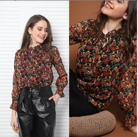 Şık Abiye Şifon Bluz Modelleri 2 Şık Abiye Şifon Bluz Modelleri 1