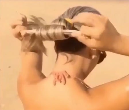 5 Dakikada Kolay Topuz Yapımı 1
