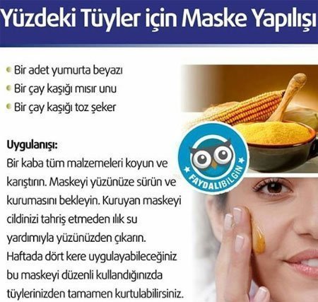Yüzdeki Tüyleri Yok Eden 4 Doğal Maske Tarifi 1