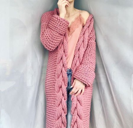75 Farklı İlham Alacağınız Örgü Hırka Modeli 4