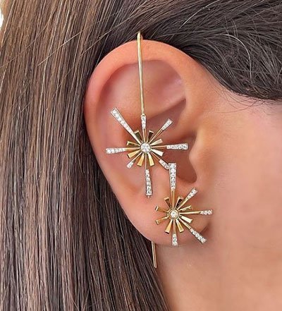 Ear Cuff Küpe Tarzında 50+ Birbirinden Güzel Çeşit 1