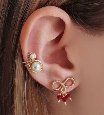 Ear Cuff Küpe Tarzında 50+ Birbirinden Güzel Çeşit 2
