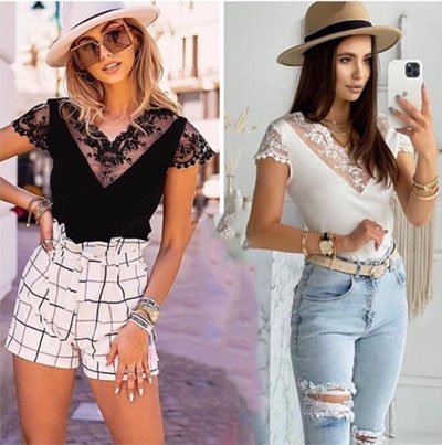 Dantel Tişört Yapımı - DIY 1