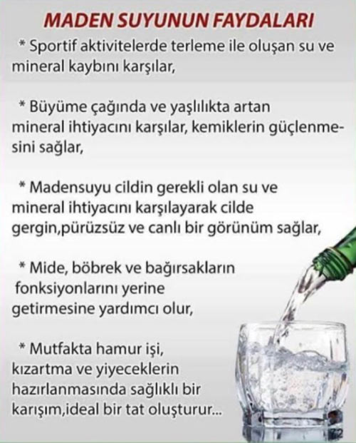 9 Bilinmeyen Maden Suyu Faydaları 1