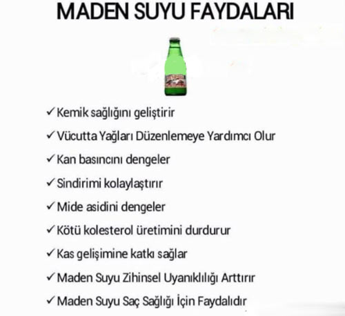 9 Bilinmeyen Maden Suyu Faydaları 2
