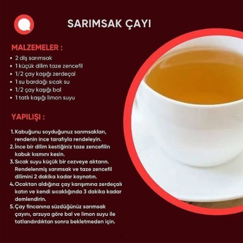 Sarımsak Çayının Faydaları ve Sarımsak Çayı Tarifi 2