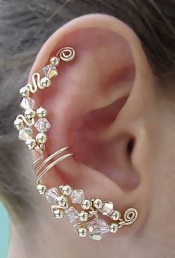 Ear Cuff Küpe Tarzında 50+ Birbirinden Güzel Çeşit 10