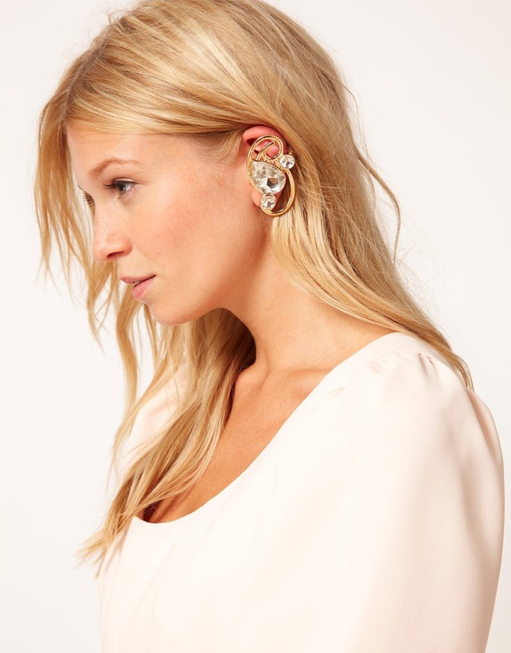Ear Cuff Küpe Tarzında 50+ Birbirinden Güzel Çeşit 15