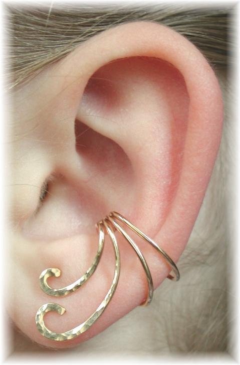 Ear Cuff Küpe Tarzında 50+ Birbirinden Güzel Çeşit 3