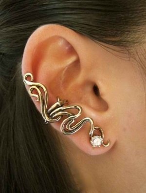 Ear Cuff Küpe Tarzında 50+ Birbirinden Güzel Çeşit 4