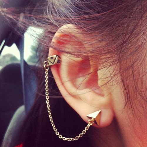 Ear Cuff Küpe Tarzında 50+ Birbirinden Güzel Çeşit 7