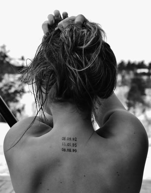 En Güzel 100 Bayan Enseye Dövme /Tattoo Modelleri 7