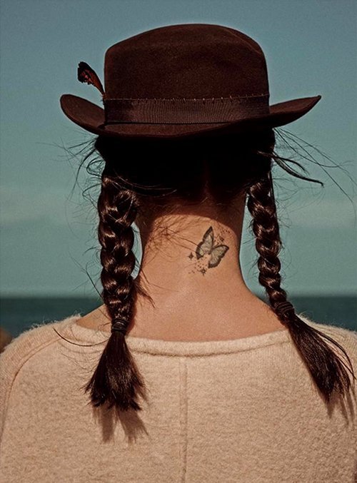 En Güzel 100 Bayan Enseye Dövme /Tattoo Modelleri 5