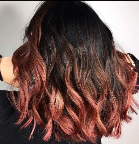 Siyah Saça Ombre Nasıl Yapılır? 1 siyah ombre