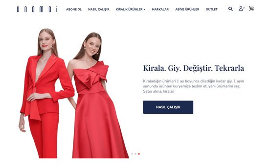 Kiralık Kıyafet Abonelik Sisteminin Türkçesi: Unomoi 2