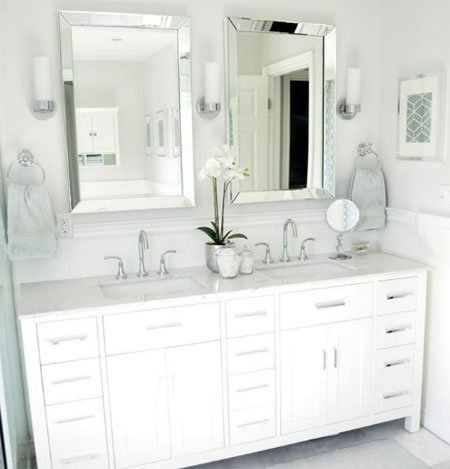 Banyo Dekorasyonları ve Makyaj Dolapları 4