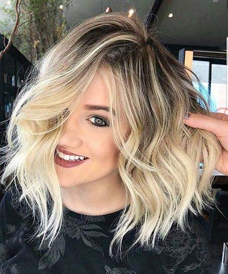 Küt Kesim Ombre Balyaj Saç Modelleri 8