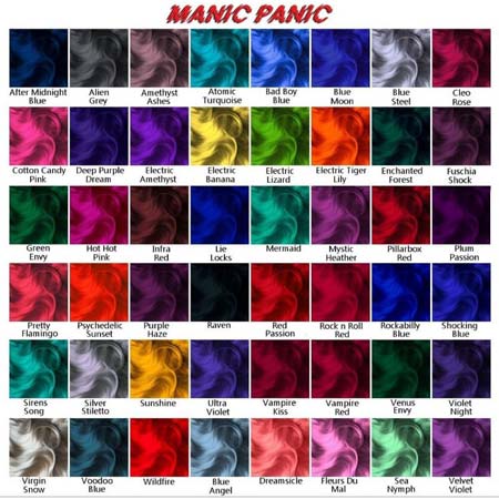Manic Panic Saç Boyaları ve Renkleri 4